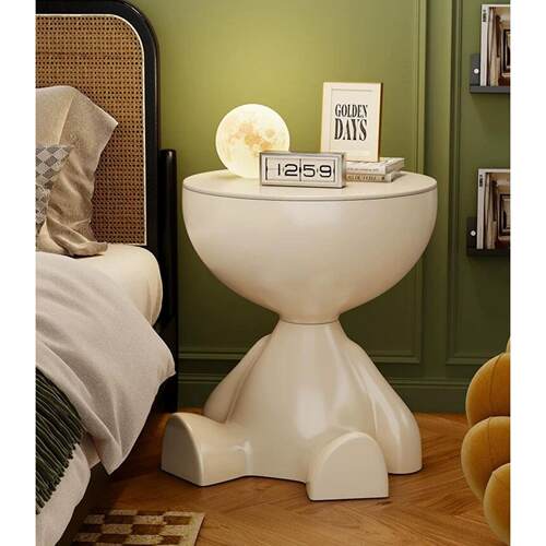 现代简约卧室床头柜简约小茶几客厅家用创意边几迷你阳台塑料角几