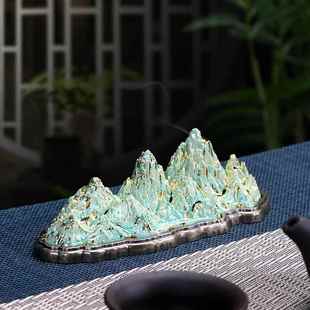 江山一统新中式 饰品沉檀10.5线香盒 熏香炉摆件家居禅意茶几书桌装