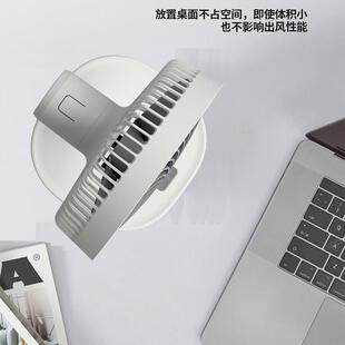威拉斯YM 桌 t8可电充小台扇办公室u学sb小风扇生定时家用头台摇式
