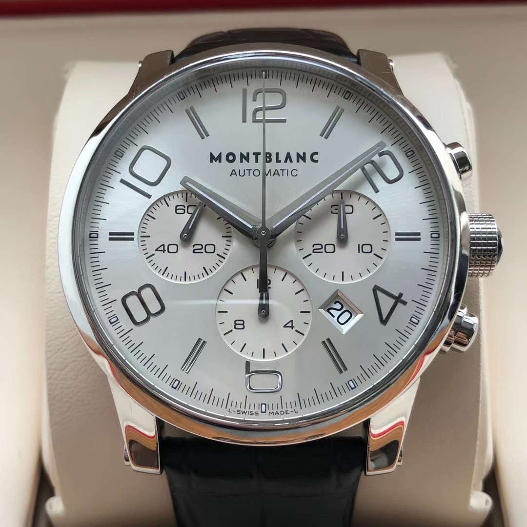 98新万宝龙时光行者系列计时09671自动机械43mm夜光男士腕表