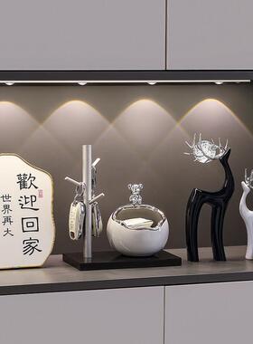 酒发柜装饰摆饰轻奢高档20250财板鹿品客厅桌面玄关电视餐柜样间