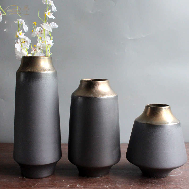 厂家直销中式陶瓷复古装饰花瓶青花瓷客厅桌面花器花插摆件茶几边