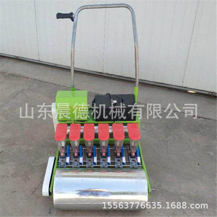 牵引式蔬菜种植机 汽油手推式小精播生菜播种机