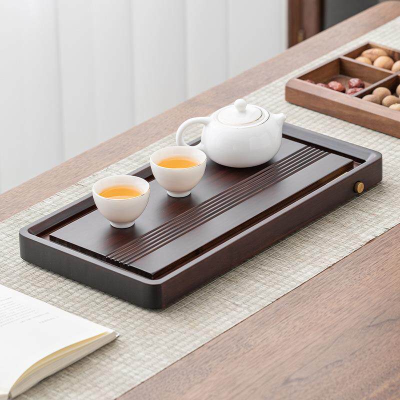 重竹茶盘整块家用托盘排水茶海简易功夫高端竹制蓄水储水茶台茶盘