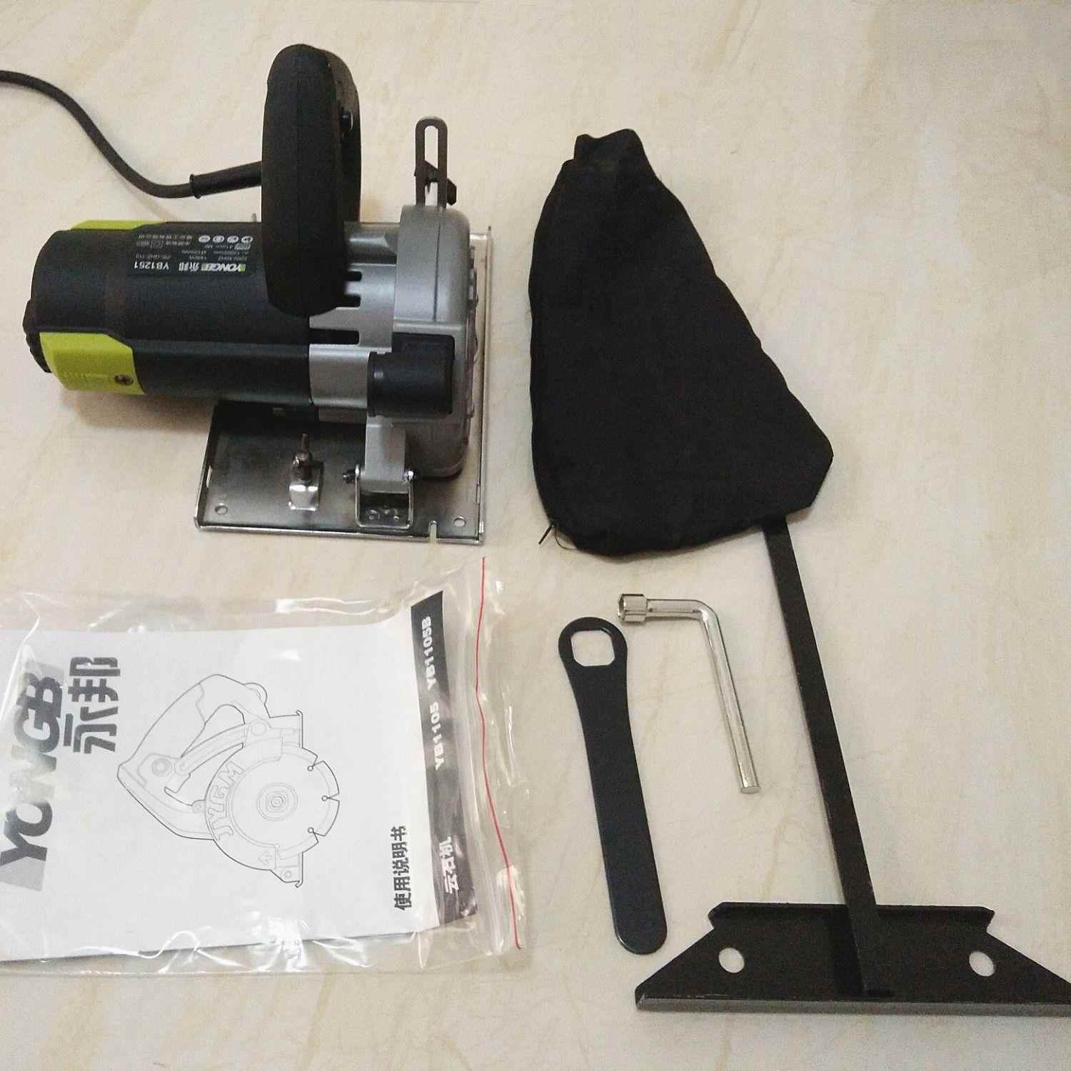 5寸2多功1VIS手提瓷砖清缝切割机5木工集尘锯云石机家用开能槽机