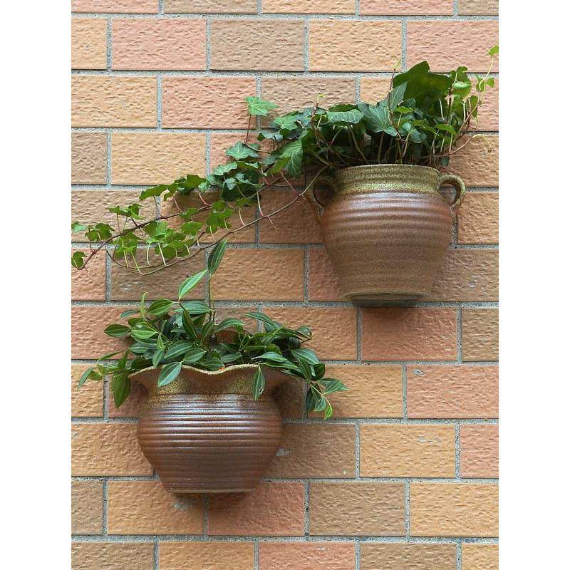 花盆壁挂陶瓷免打孔创意阳台多肉墙上悬挂式垂吊盆别墅院装饰徐萍,鲜花速递/花卉仿真/绿植园艺,花盆,淘宝优惠券,粉丝福利购,淘宝优惠卷