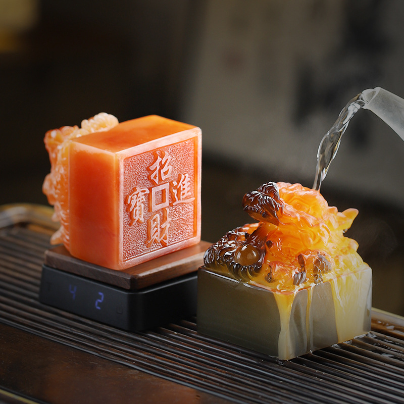 龙印茶丛宠茶功夫茶茶宠摆件