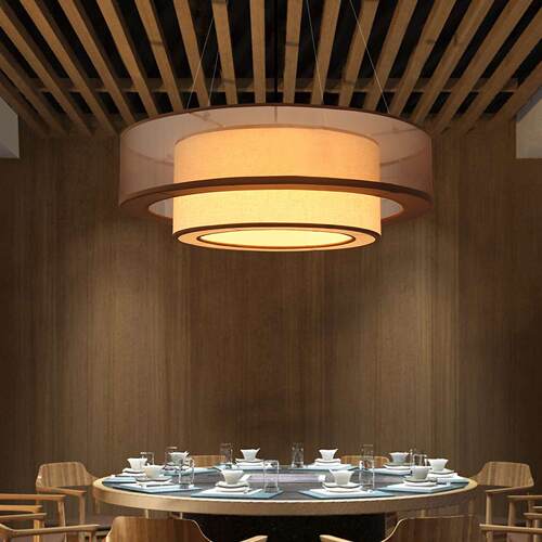 包厢吊灯新中式餐厅包房餐桌餐饮火锅店中国风饭店大厅酒店灯