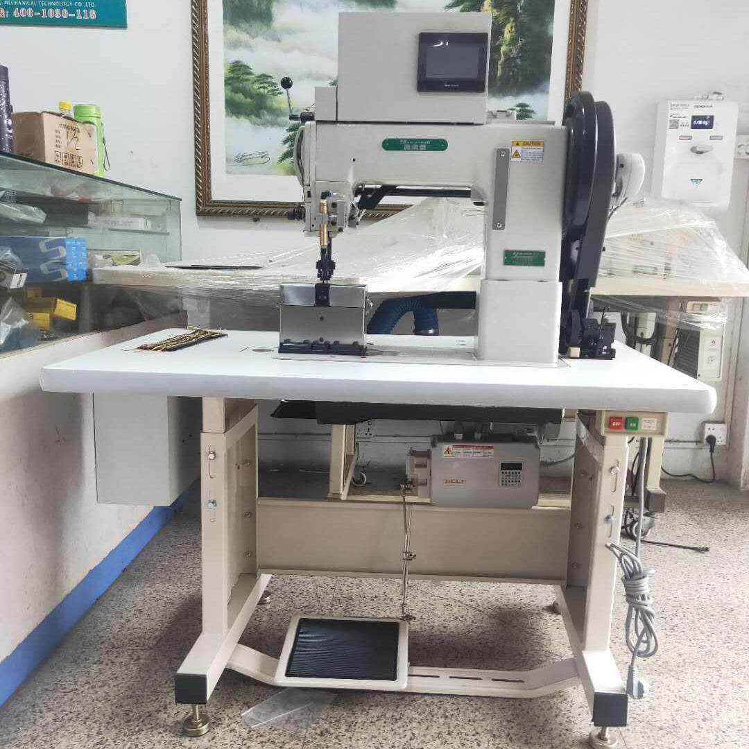 自动化缝花纫机针饰车工业双针花双样缝纫机Y-7500-G自动化针车