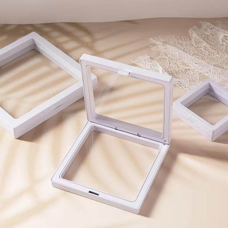 pe薄膜悬浮盒文玩手串首饰盒戒指耳环首饰架手饰品项链展示收纳盒,彩妆/香水/美妆工具,穿戴甲/甲片,淘宝优惠券,粉丝福利购,淘宝优惠卷