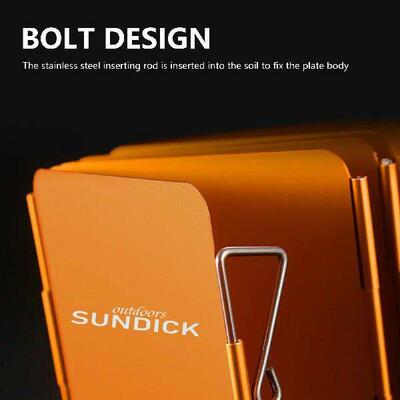 Foldable Camping Stove Windshield Aluminum Alloy