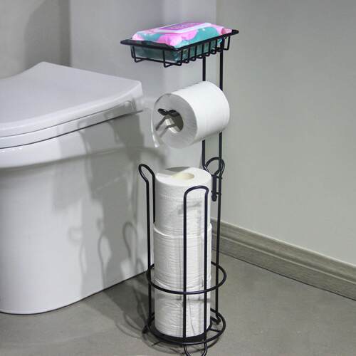 Floor type toilet paper holder toilet roll holder paper rack