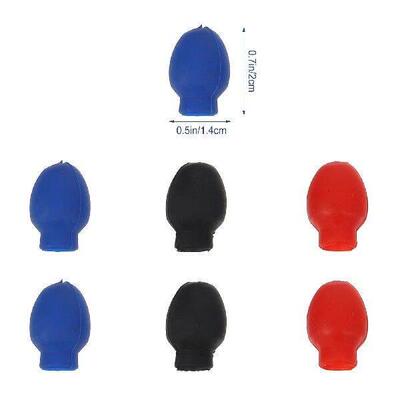 Rubber Drumstick Tips Mute Sleeve Dampener For Silent