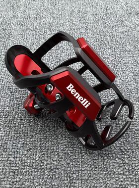 适用杜卡迪自游800 大魔鬼1200 Diavel改装保险杠水杯架 水壶支架