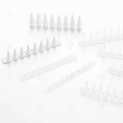 荧光定量八连管Virya0.1mlPCR8联排管盖光学平盖透明管灭菌