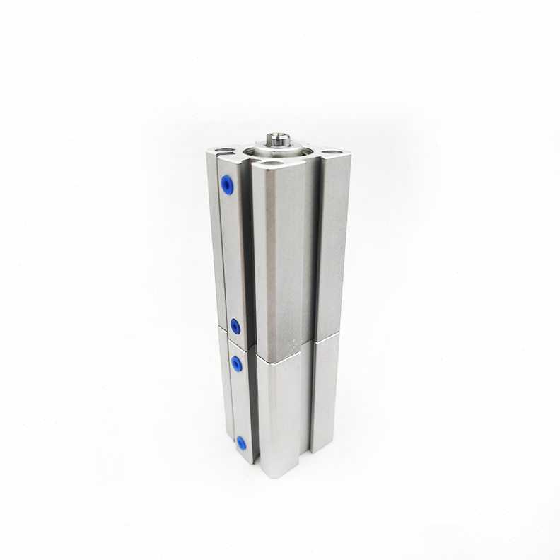 亚德客型倍力气缸SDAT32 SDAT40x10x20x30x0SB双多行程多位置气缸