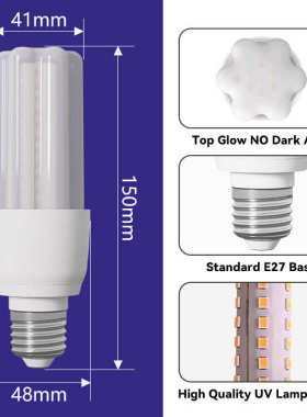 LED节能灯日式风格12W高亮节能GX24Q/GX10Q/E27灯头玉米灯家居LED