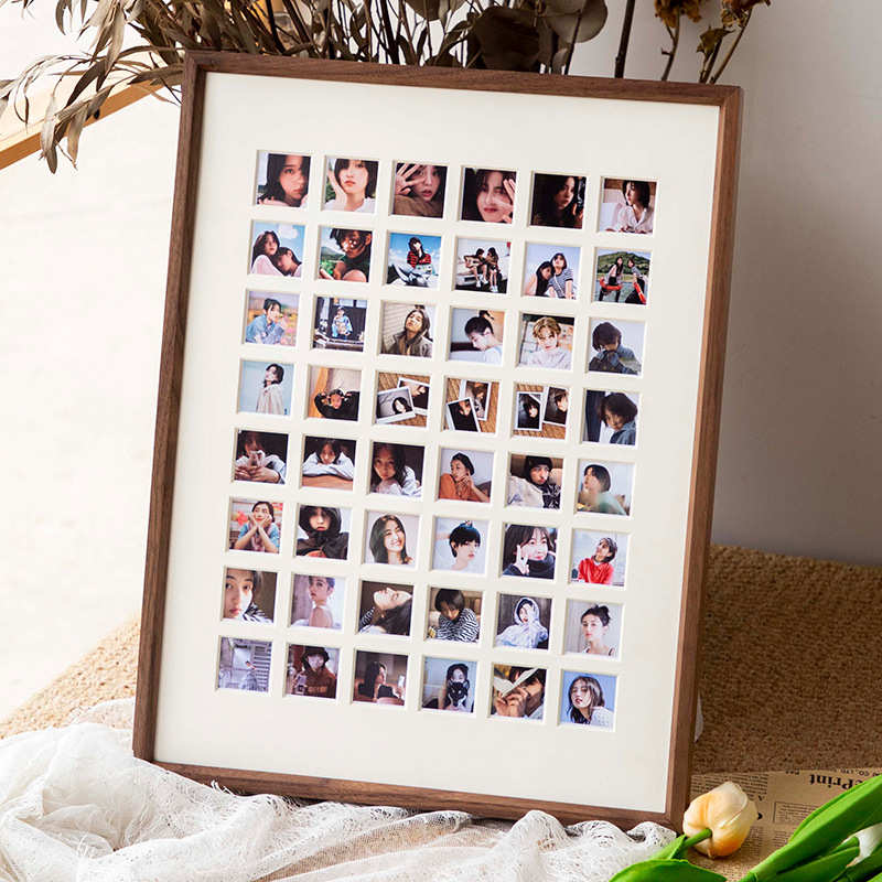 工厂相框批发多宫格创意实木框架摆台小照片加卡纸宝宝画框装裱