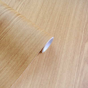 加厚木纹贴纸自粘墙纸家具翻新贴纸波音片衣柜PVC水曲柳实木贴皮