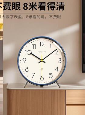 2025新款大尺ODC座钟时钟摆台式表桌轻面摆放静音台钟奢摆寸钟件