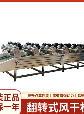 海带清洗沥水设备番茄茄子清洗风干线全自动果蔬清洗风干设备
