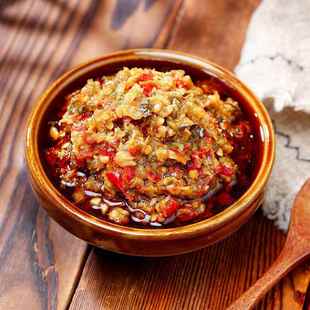 辣家福彩椒酱辣椒酱下饭菜香辣湖南双椒带油蒜蓉拌面拌饭酱大瓶装