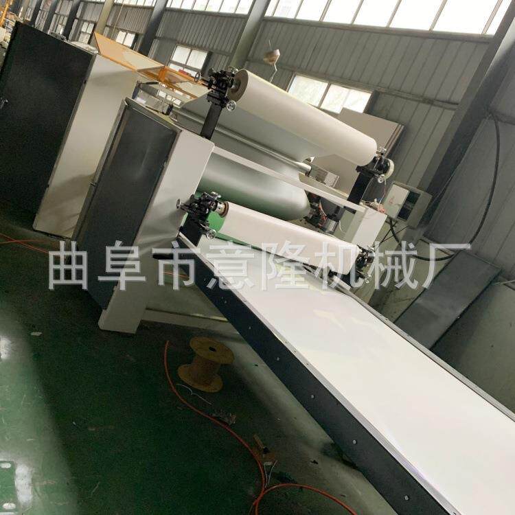 1300大板全自动热熔胶贴面机密度板双面贴纸机铝板保护膜覆膜机