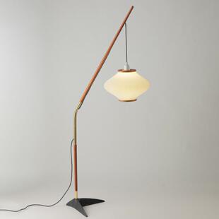 客厅沙发旁边床头卧室设计高级感复古落地灯2026新款松铃落地灯