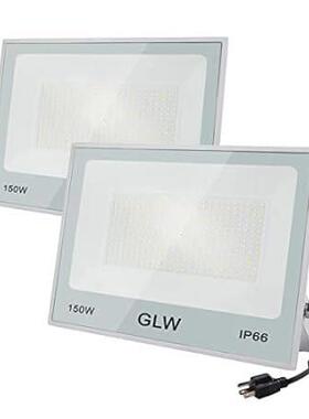 150W LED Flood Lights Outdoor 2 Pack，13000LM Super Bright
