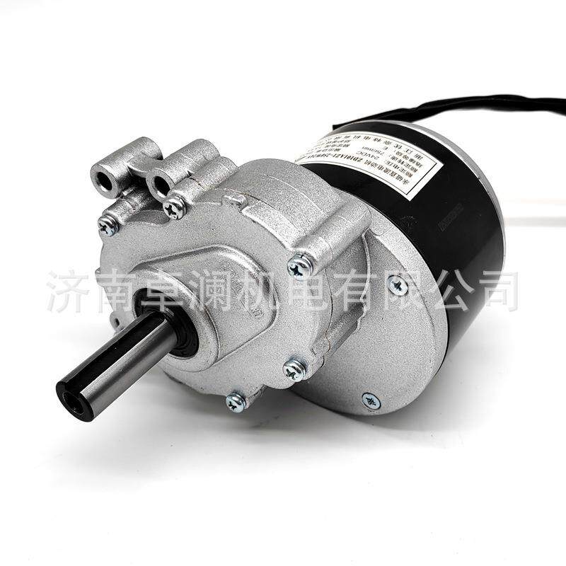 MY1016Z尤奈特永磁直流有刷低速二级减速轮椅车电机24V250W