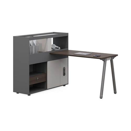 KuiShue巨桌树组双人位KuiShue员公司卡职位办公桌转角卡座合电脑