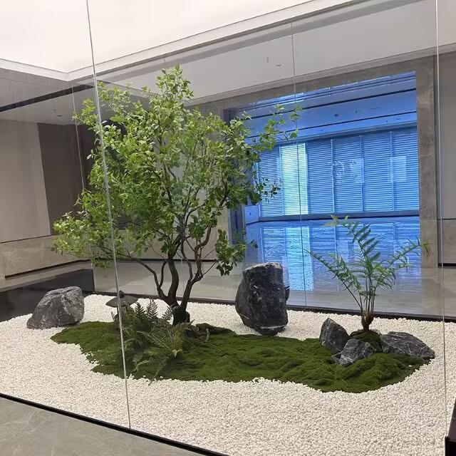 大型仿真树马醉木假树室内绿植干景装饰植物景观店铺造景落地摆件