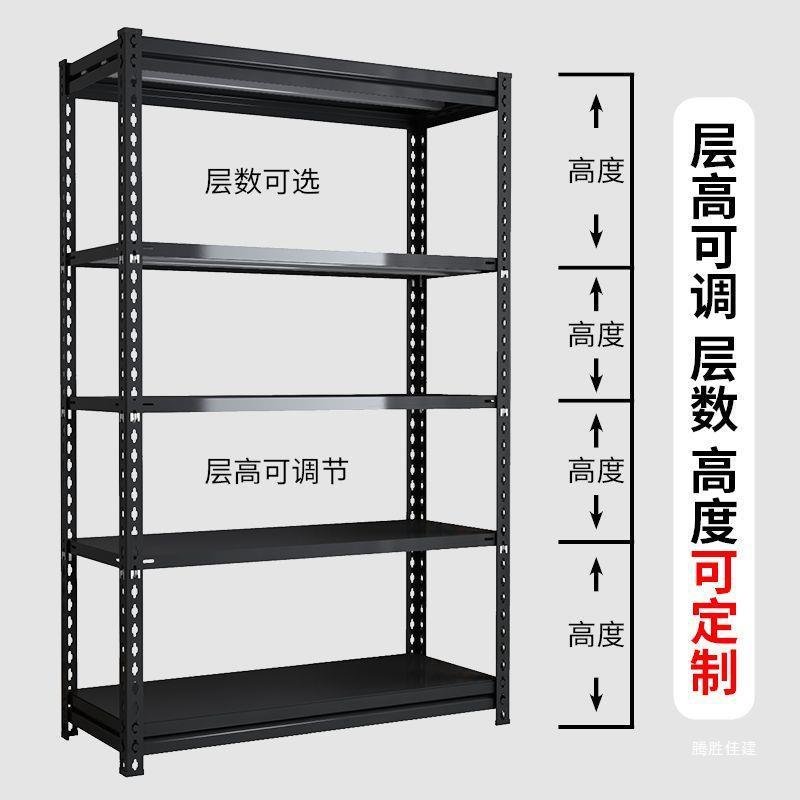 多层落地架货架铁架子储物架家用快递仓储货架阳台落地超市置物架