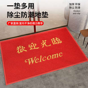 垫垫子防滑欢迎光临垫出入迎宾脚垫进门塑料门口地平安门地毯入户