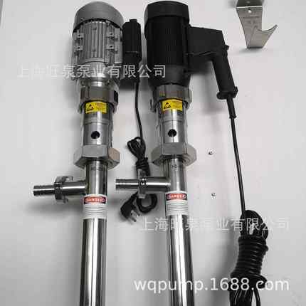 HD-E2-V+SS316L-1000树HV250-VT杆式X抽液泵、螺手提158脂油桶泵
