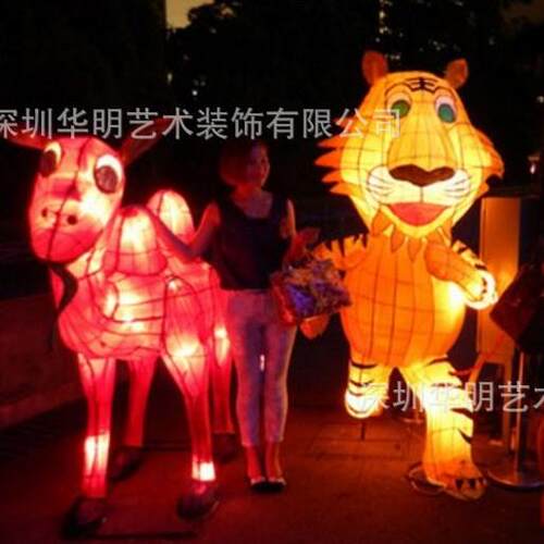 厂家供应 彩灯花灯制作 元宵节花灯 春节大型花灯价格实惠设计