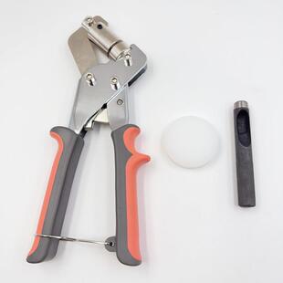 眼00套10mm汽眼手压钳金鸡属篷IIL布扣银金色眼扣气扣安装 工2具套