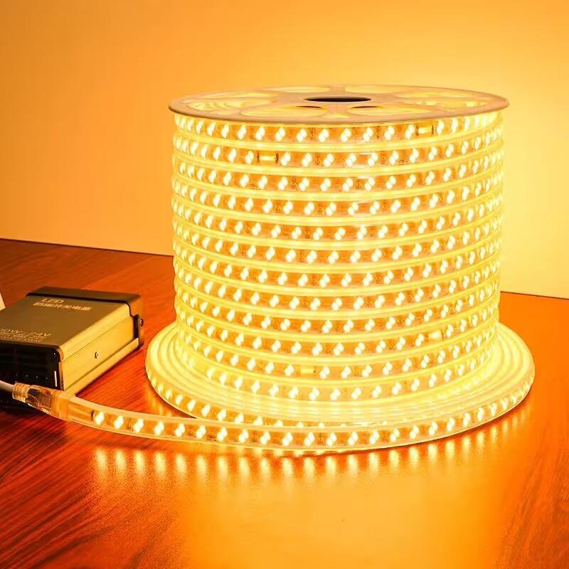 压灯带36v24v白光暖光L灯带低压ED灯条户外水防隧饰道养殖场亮化