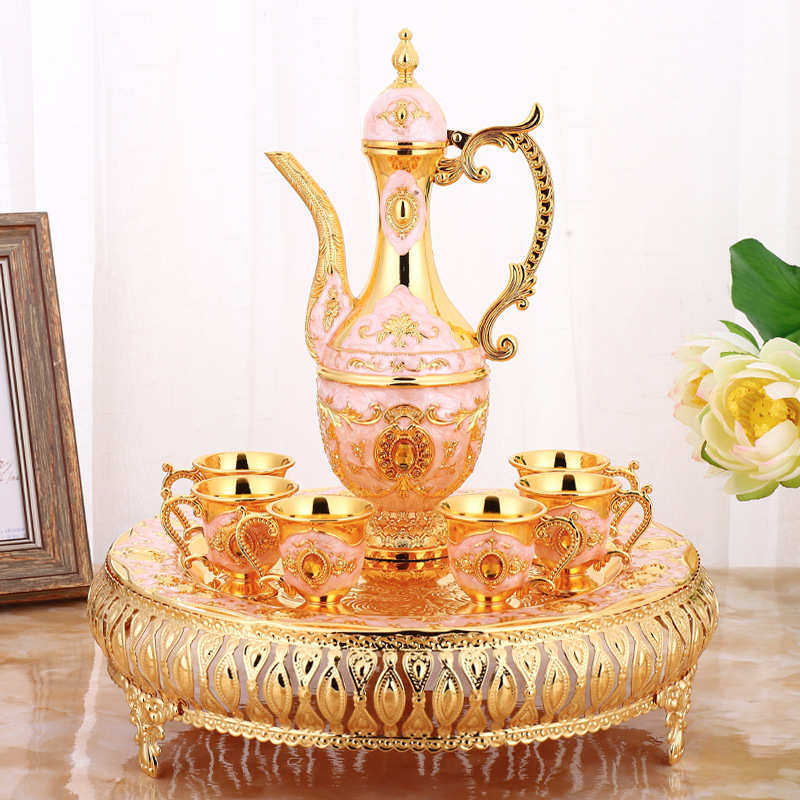 欧式酒具套装白酒家用高档高颜值旧被子古代宫廷创意白酒壶分酒器,餐饮具,酒具套件,淘宝优惠券,粉丝福利购,淘宝优惠卷