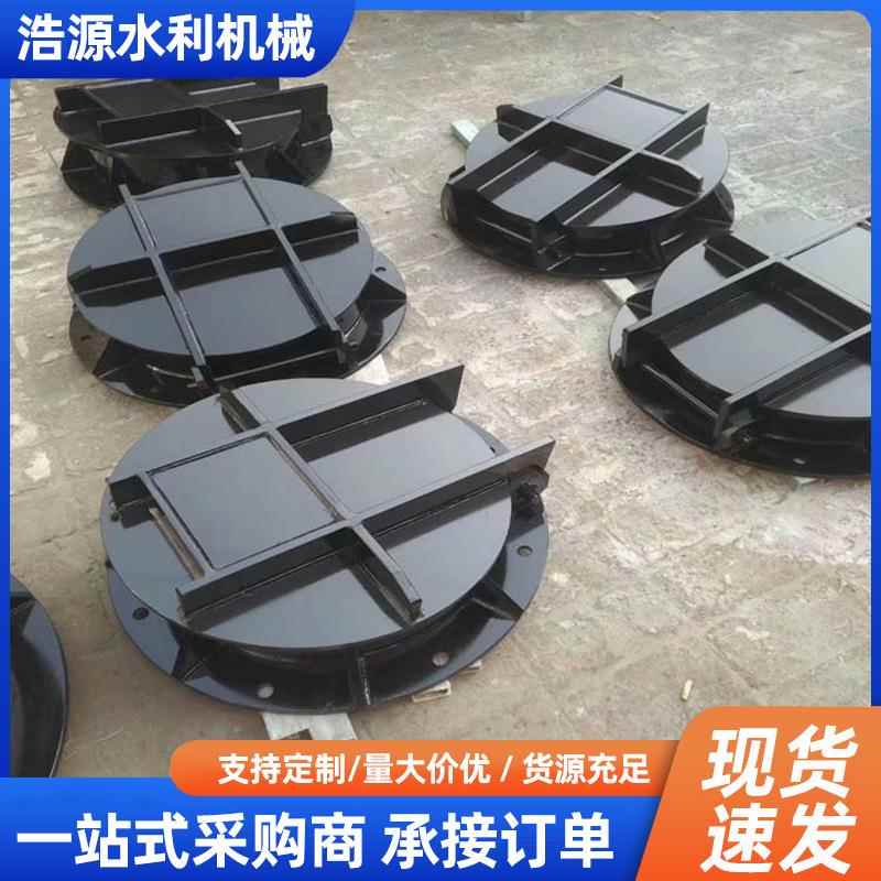 塑料拍门HDPE复合材料塑料拍门PP聚乙烯防倒灌法兰式塑料圆拍门