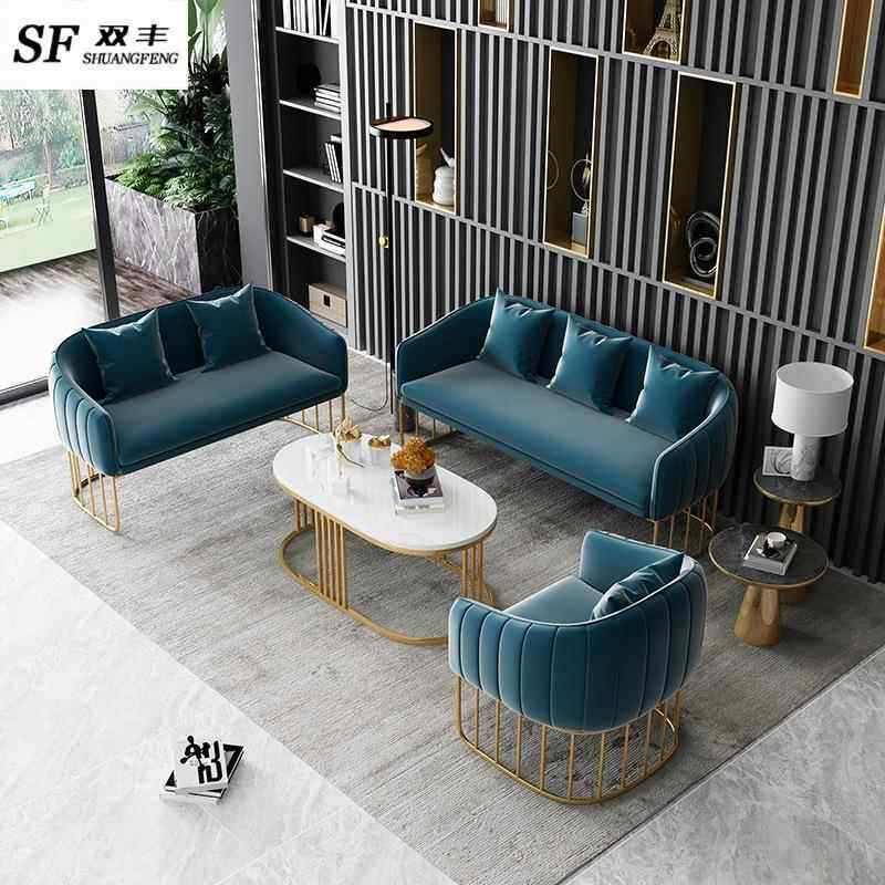 办公沙发简约现代商小务接待会休闲休息区型洽谈茶室几客组FPI合
