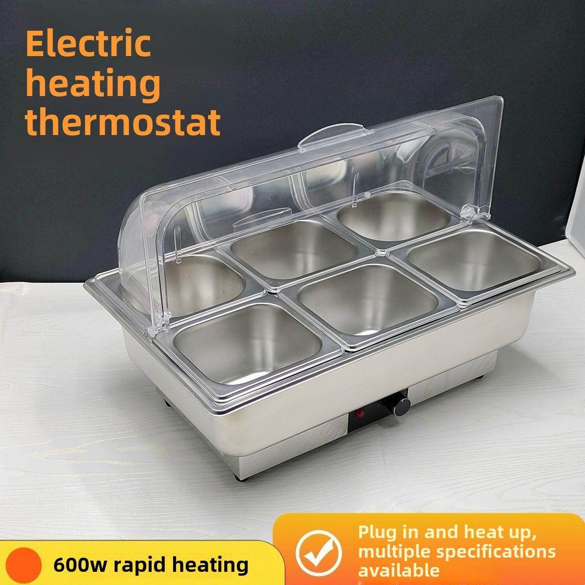 酒店早餐炉保温锅餐具不锈钢自助炉多栅格巴菲炉电加热防尘罩保持,餐饮具,酒店餐具,淘宝优惠券,粉丝福利购,淘宝优惠卷