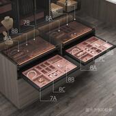 衣帽间饰品纳盒柜内推拉品裤 收抽衣柜篮中台饰收 506架无岛衣架裤