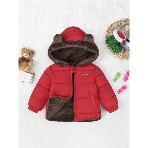 J 74690 Fleece thick reversible kids cotton coat 加绒加厚两