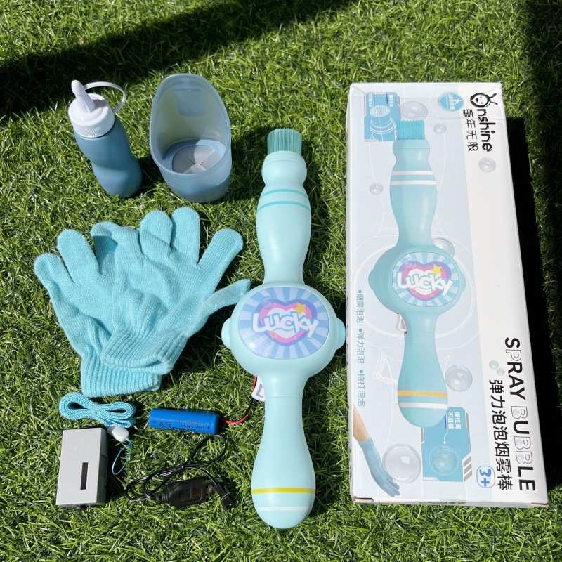 工具机器烟雾烟雾泡泡泡泡棒派对泡泡烟雾生日棒弹力魔法泡泡实验