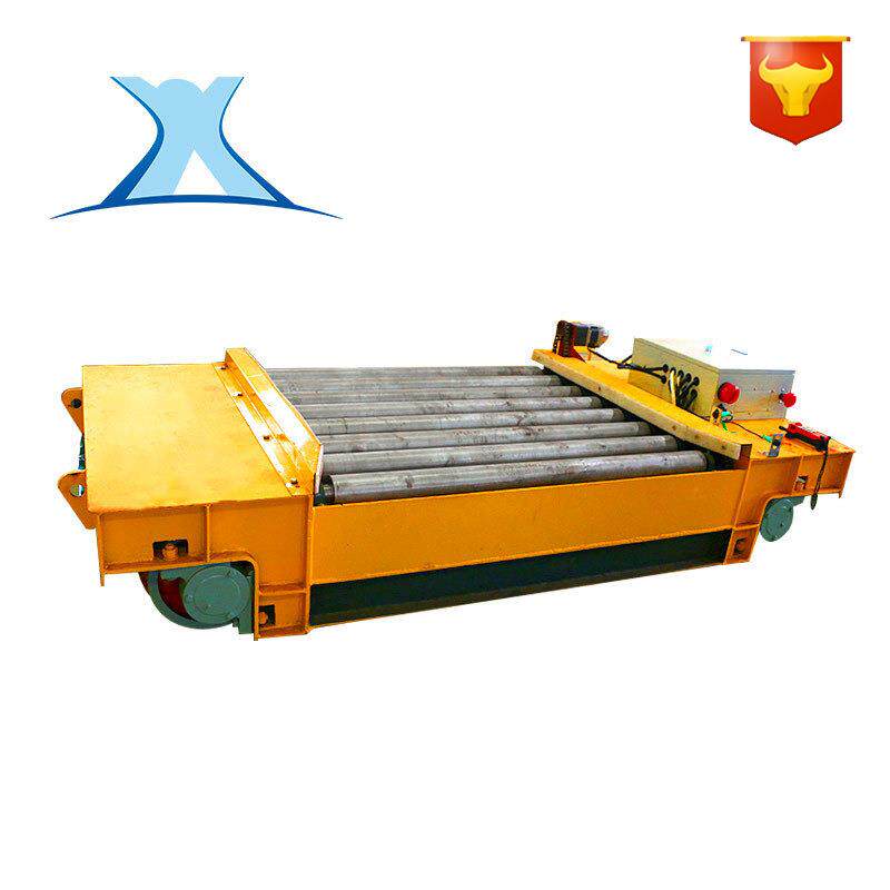 工业搬运堆高车 仓储货物装载平板小车 2t有轨电动平板车