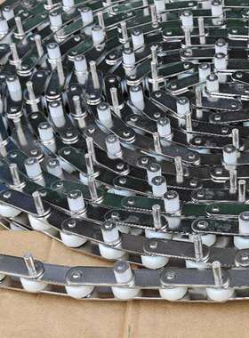 Z型斗式提升机链条304不锈钢C2052SS提升链 C2052镀镍链条链板