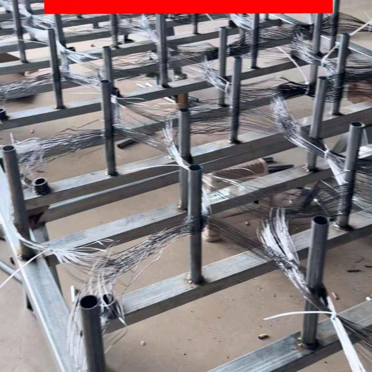 坦克履带缠绕网隔离防护网无人机飞行障碍网通行阻尼网出口缠绕网