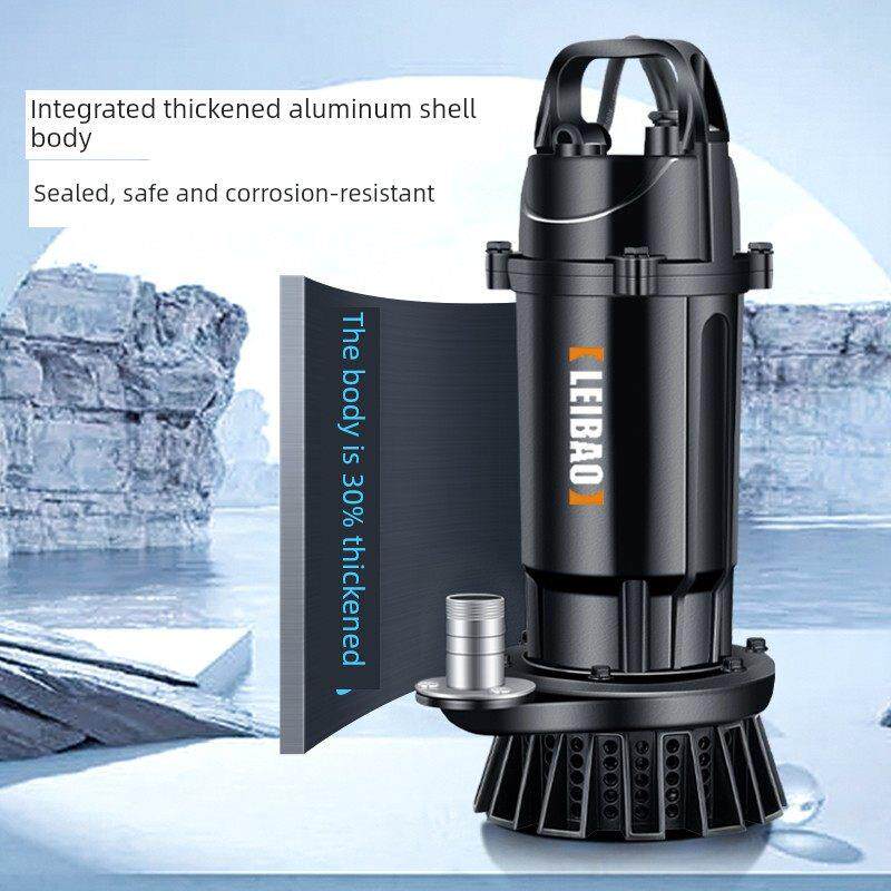 新区潜水泵220V小型污水泵家用水泵大流量农业水泵灌溉污水高