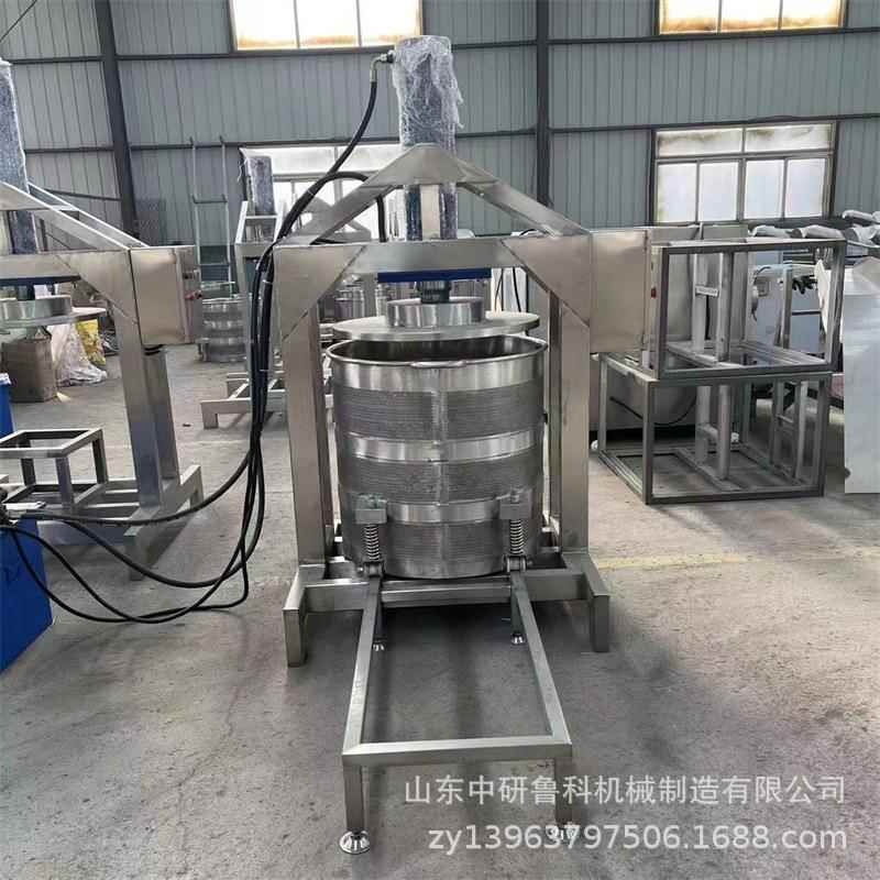 商用不锈钢压榨机酱菜压榨脱水机桑甚树莓液压压榨收汁机